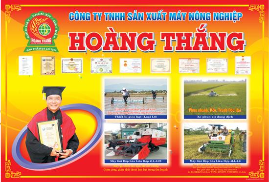 Nhà sáng chế Phạm Hoàng Thắng và các máy nông nghiệp