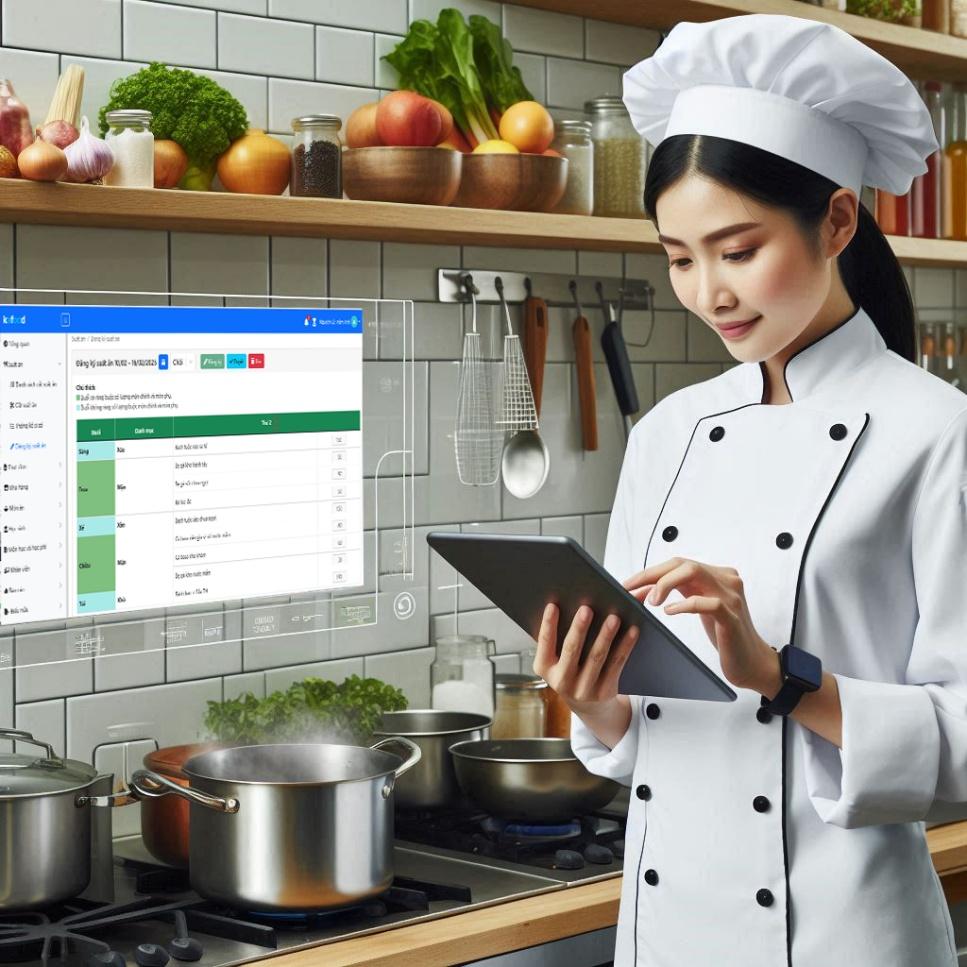 Phần mềm quản lý bếp ăn cho trường học, bệnh viện, khu công nghiệp