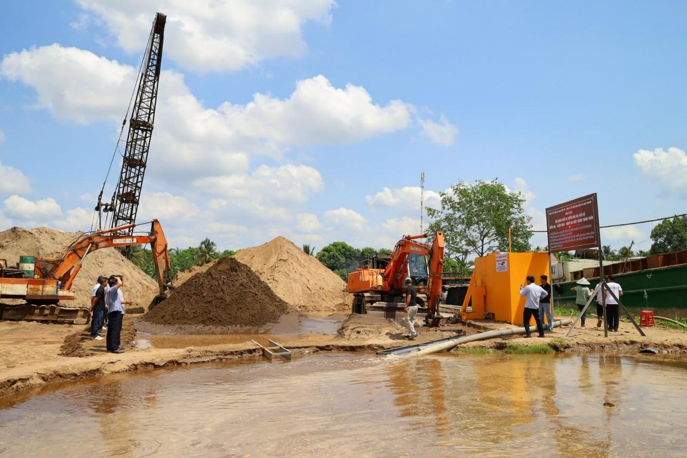 Công nghệ tuyển rửa cát biển thành cát sạch